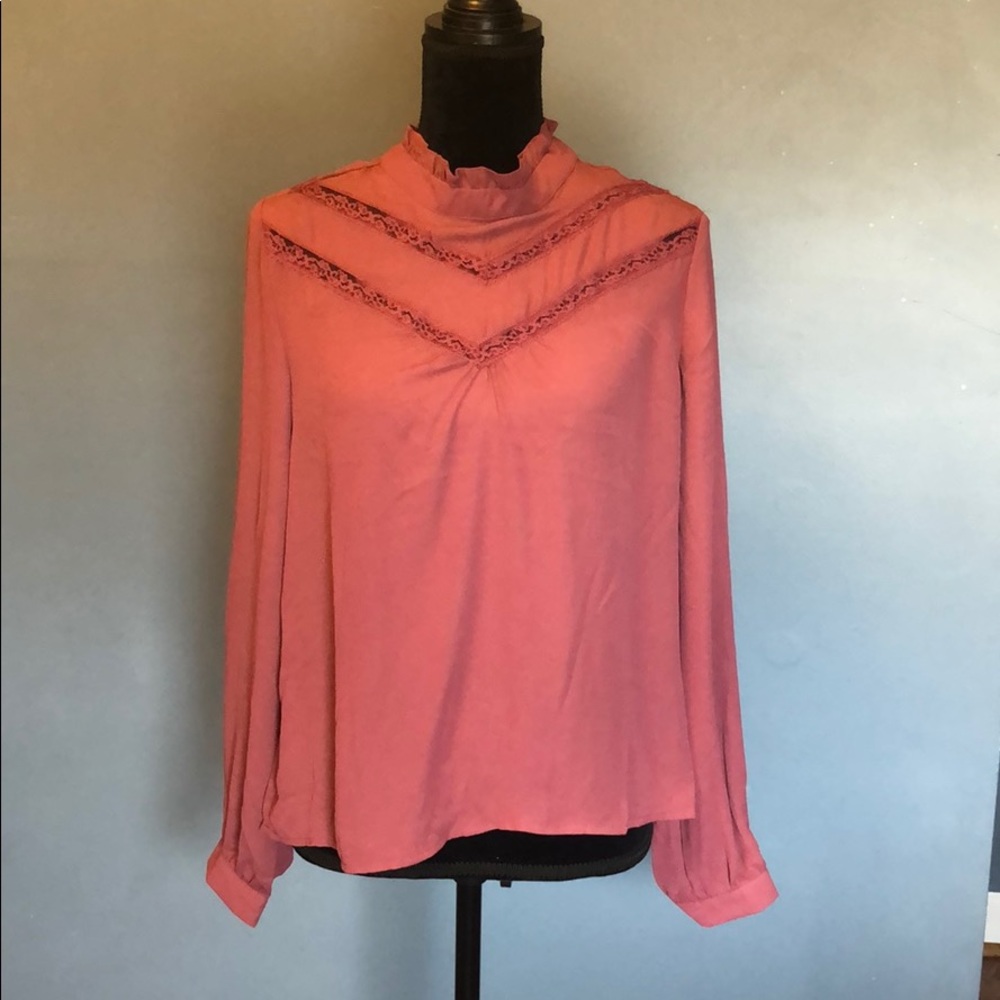 Mauve Lace Top